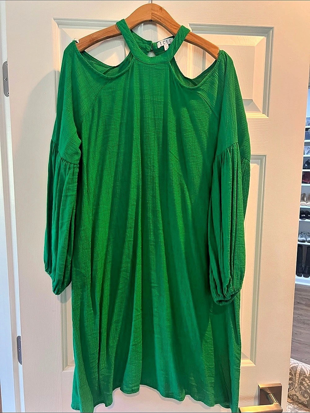 TCEC Green Mini Dress Size Large Like New